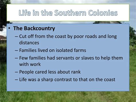 Ppt Southern Colonies Powerpoint Presentation Free Download Id1511750