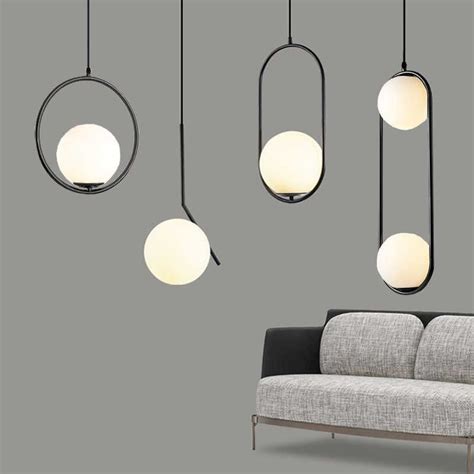 Nordic Glass Ball Pendant Lamp Arto Deco Pendant Lighting Home Indoor