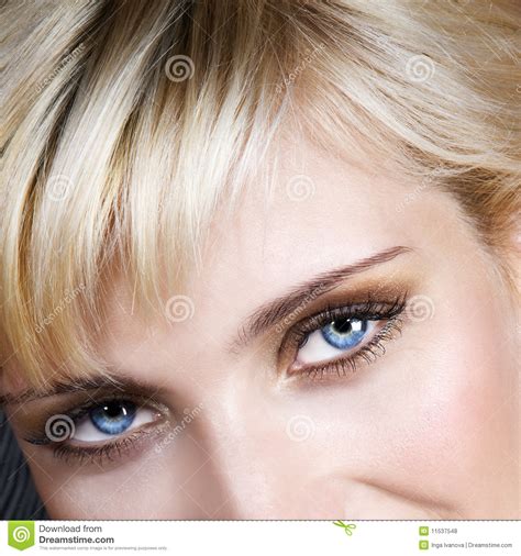 Skin, like eye colour and hair, can change. Blond Hair Blue Eyes Royalty Free Stock Photos - Image ...