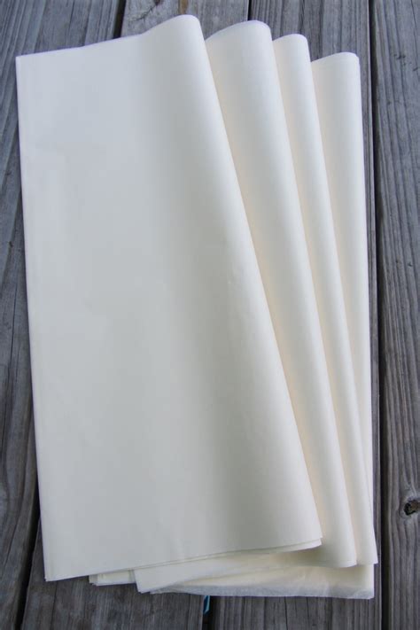 Ivory Tissue Paper 48 Sheets Bulk Tissue Paper Tissue Etsy