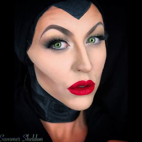 Maleficent Halloween Makeup By Summer Sheldon Maleficent Halloween