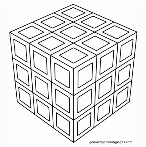Coloring Pages Free Geometric Shapes