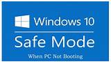 Pictures of Safe Mode From Boot Windows 10