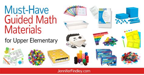 Must Have Guided Math Materials For Upper Elementary