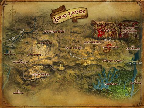 Filelone Lands Map Lotro