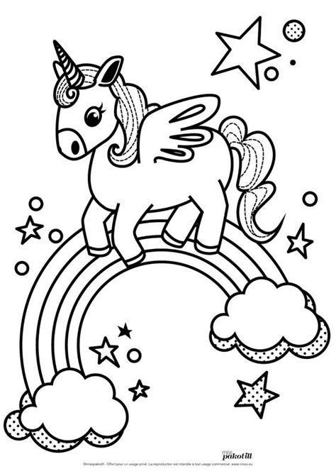 Https://tommynaija.com/coloring Page/rainbow Cute Unicorn Coloring Pages
