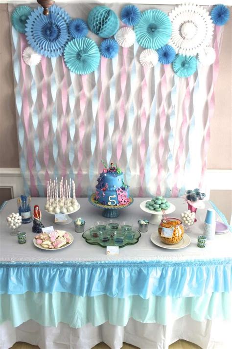 Birthday Cake Table Backdrop Ideas Table Decoration