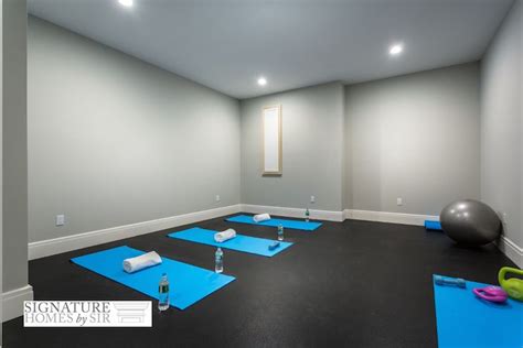 Basement Yoga Room Transitional Basement Sir Development In 2020