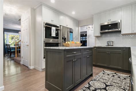 Stylish Two-Toned Kitchen - Rhode Kitchen & Bath Design Build