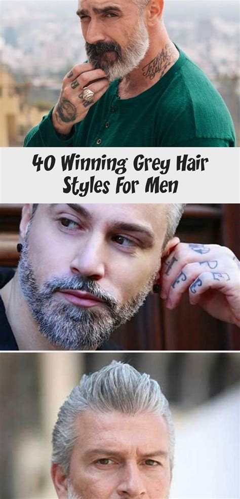40 Winning Grey Hair Styles For Men Hair Stylesgrey Hair Men
