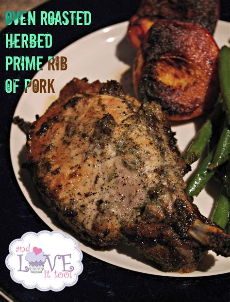 Crucial to the success of your meal is pairing the right accompaniments. Oven Roasted, Herbed Prime Rib of Pork
