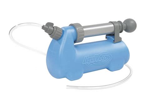 Start by draining the existing oil in the pump while it's hot. LIQUIVAC Oil Changing Unit, Portable, Sky Blue - 1NUV6 ...