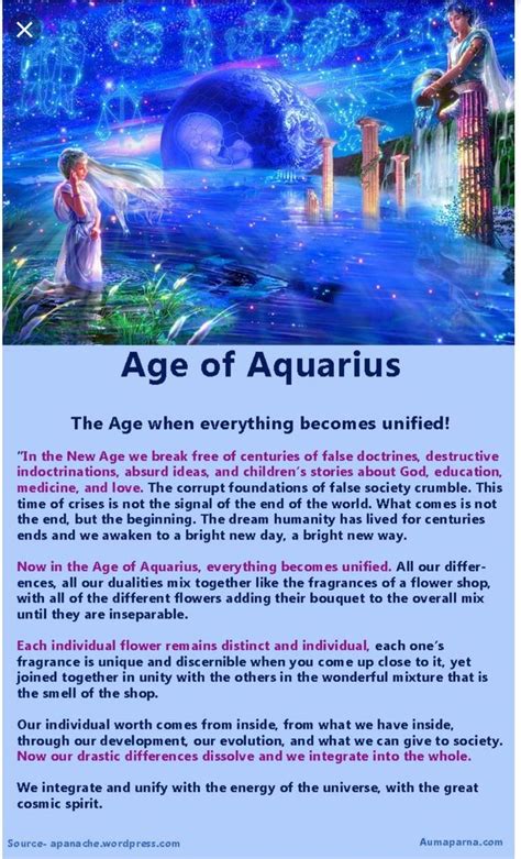 Age Of Aquarius Age Of Aquarius Aquarius New Age