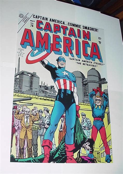 Captain America Poster 45 John Romita Sr 76 Bucky