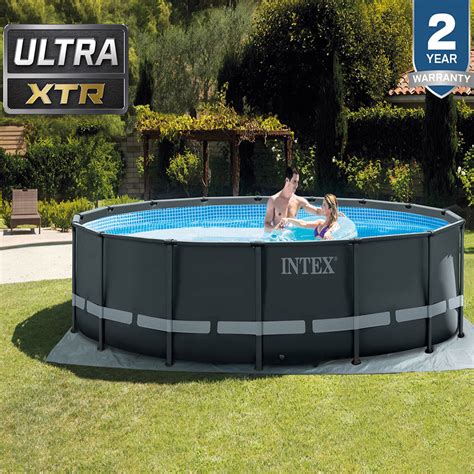 Intex 26325eh 16 Feet X 48 Inch Ultra Xtr Frame Pool Set With Sand
