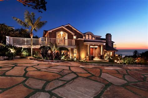 4k Houses Landscape Design Mansion Design Night Hd Wallpaper