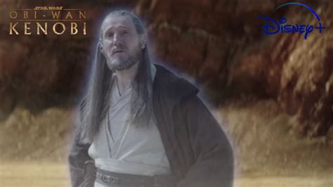 Obi Wan Talks To Force Ghost Qui Gon Jinn Star Wars Obi Wan Kenobi