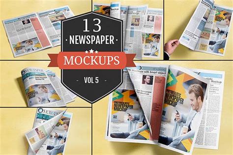 Download 53+ Free Newspaper Mockups - Free Photoshop Newspaper Mockups