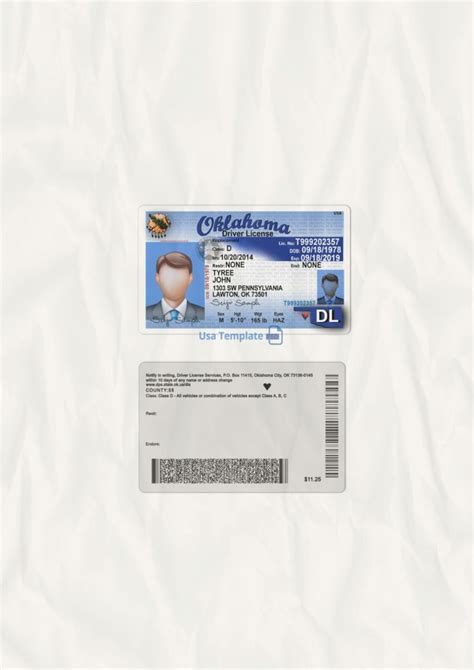 Pennsylvania Drivers License Psd Free Template Hereefil