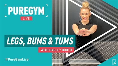 Puregym Live Legs Bums And Tums Class With Harley Booth Youtube