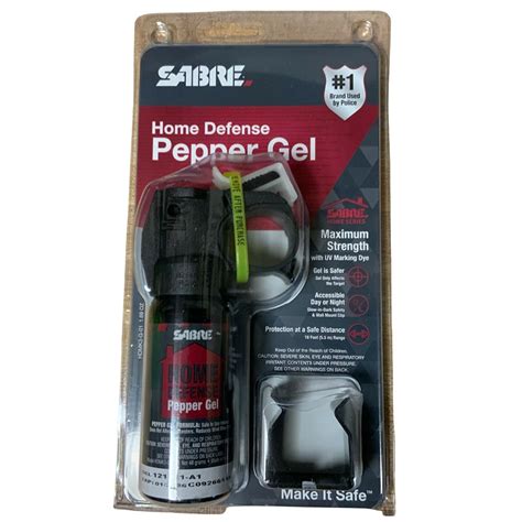 Home Self Defense Pepper Spray Gel Self Defense Sabre 12 Bursts 18 Ft