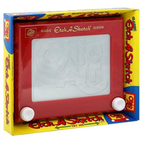 Etch A Sketch Classic Magic Screen Red Toys And Games Arts And Crafts