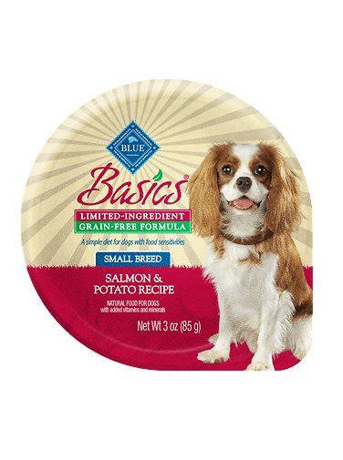 The food is suitable for puppies up to 10 months from 9 to 22 pounds (9.98 kg). Blue Buffalo Basics Limited Ingredient Grain-Free Salmon ...