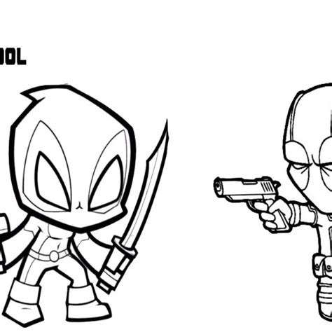 Baby Deadpool Coloring Pages By Little Raid Free Printable Coloring Pages