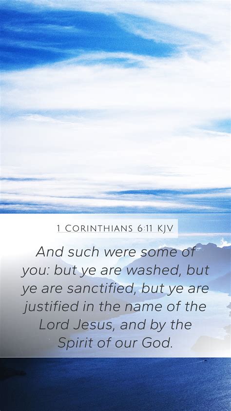 1 Corinthians 611 Kjv Mobile Phone Wallpaper And Such Were Some Of
