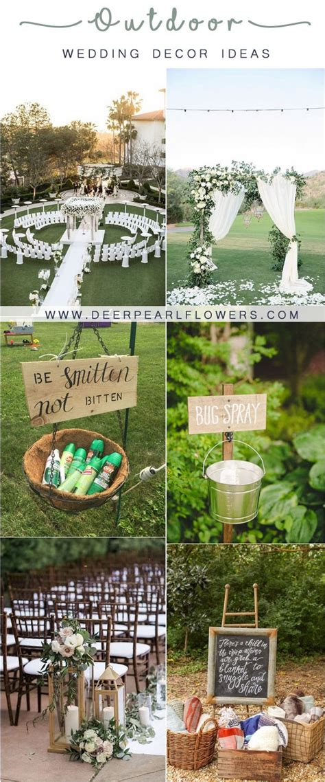 Best 35 Simple Decorations For Outdoor Wedding Wedding Outdoor Decor