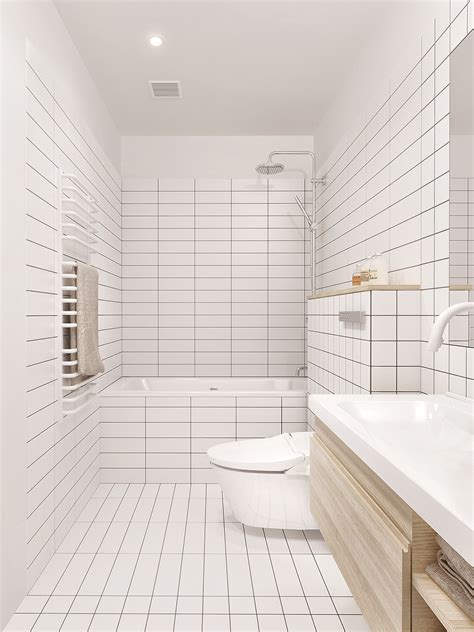 Building regulations require the walls of your bathroom to have a waterproof lining installed. Tips to Make Small Modern Bathrooms Look Larger - Hupehome