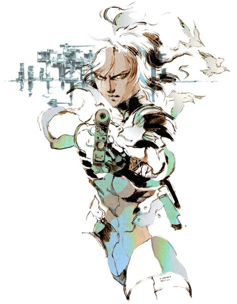 Raiden Illustration Metal Gear Solid 2 Sons Of Liberty Art Gallery