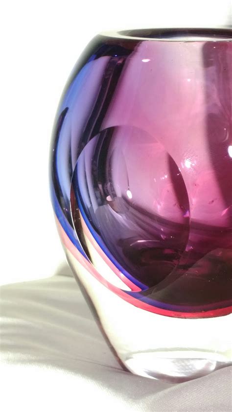 Heavy Purple Crystal Vase Collectors Weekly