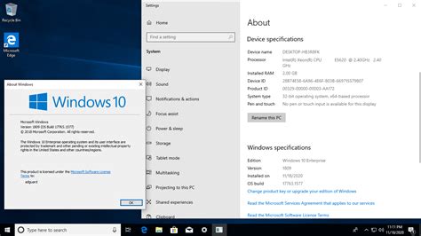 Windows 10 Version 1809 Build 177631577 Business Consumer Editions