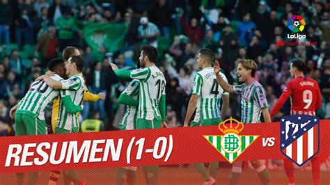 Real betis vs atlético madrid's head to head record shows that of the 19 meetings they've had, real betis has won 2 times and total match cards for real betis balompié and club atlético de madrid. Resumen de Real Betis vs Atlético de Madrid (1-0) - YouTube