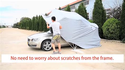 Retractable Carport Instruction And Assemble Foldable Car Shelter