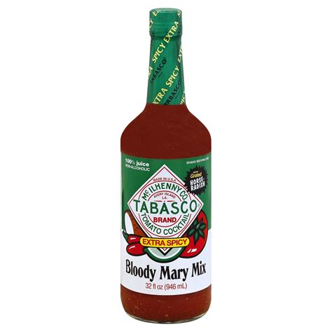 Tabasco Extra Spicy Bloody Mary Mix 32 Fl Oz Shipt