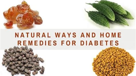 Natural Ways And Home Remedies For Diabetes Ujwala Ayurvedashram
