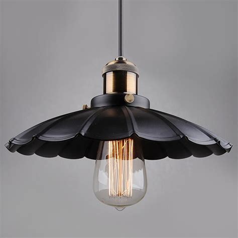 Black Vintage Retro Metal Style Light Lamp Industrial