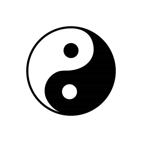 Ying Yang Symbol Of Harmony And Balance Stock Image Vectorgrove