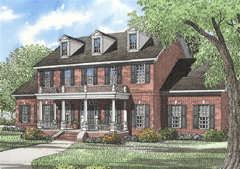 Two Story Brick House Plans Important Concept