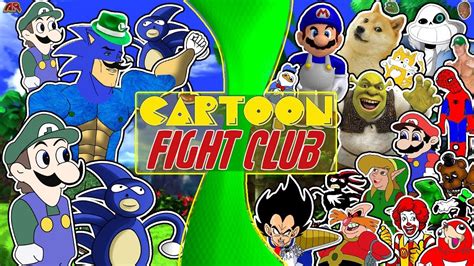 Mlg And Youtube Poop Meme Movie Sanic And Weegee Vs All Memes Cartoon Fight Club Movie Part 1