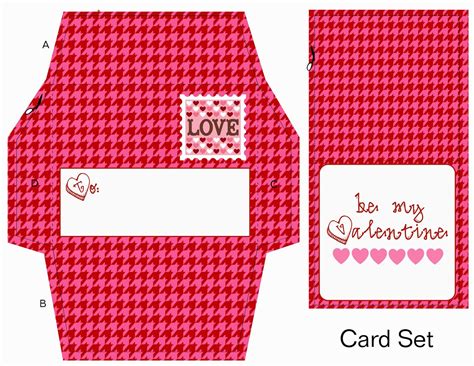 Scrapnteach2 Valentine Envelope And Card Free Printables