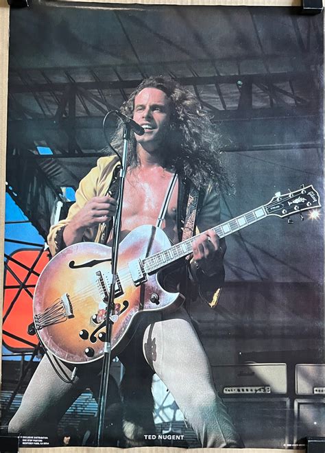 Poster Title Ted Nugent 1980 Guitar Concert Photo Company One