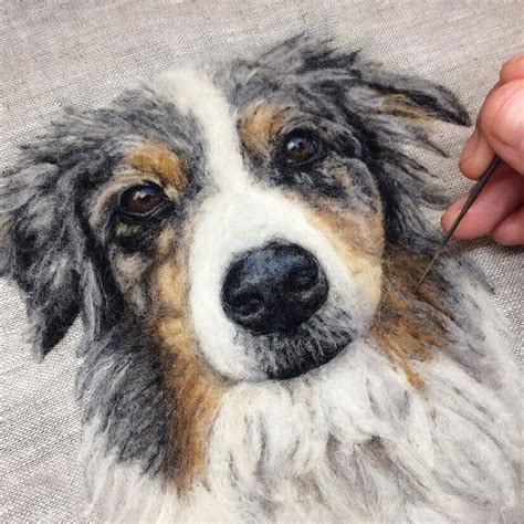 Artist Uses Needle And Wool To Paint Realistic Portraits Of Animals