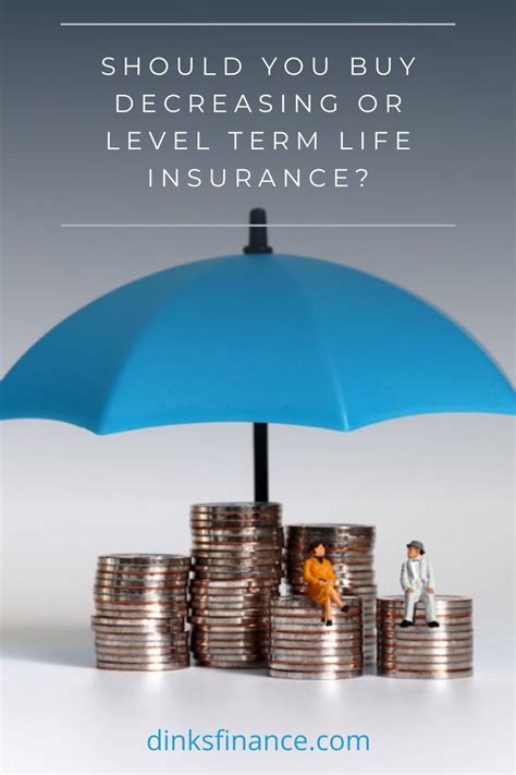 Should You Buy Decreasing Or Level Term Life Insurance Dinks Finance