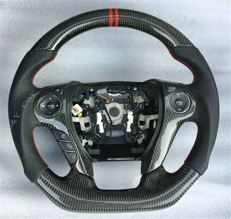 Customized 100 Carbon Fiber Car Steering Wheel For 9 Generation Honda