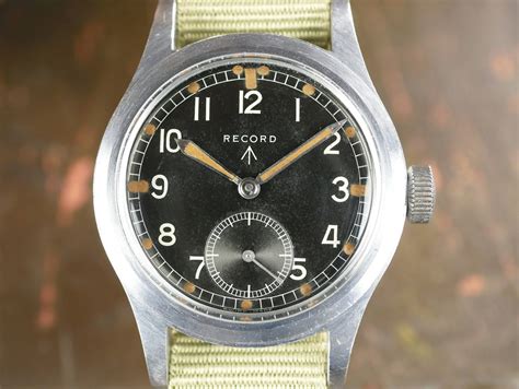 Record Dirty Dozen British Army Military Watch C1945 Sold