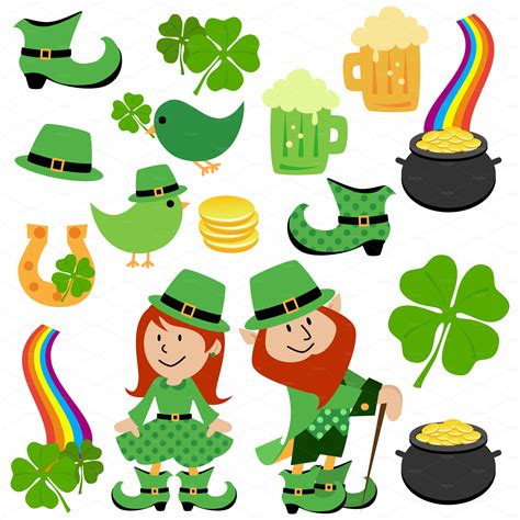 St Patricks Day Vectors And Clipart Illustrations On Creative Market