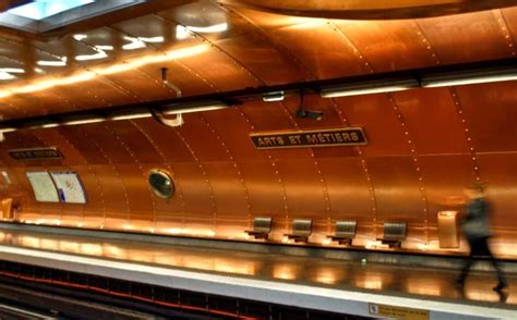 Paris Steampunk Arts Et Métiers Metro Station In Pictures On The